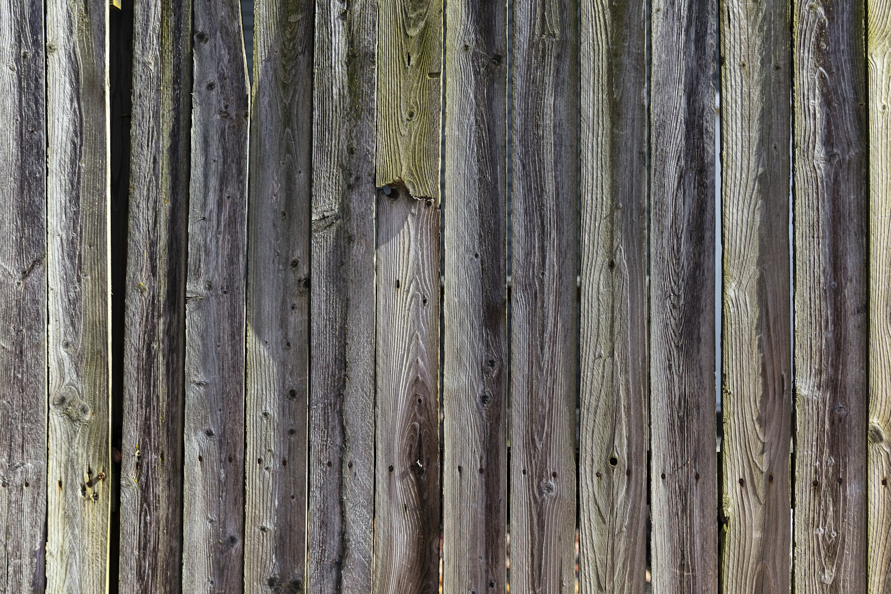 Weathered wood fence planks — Fence Cleaning service